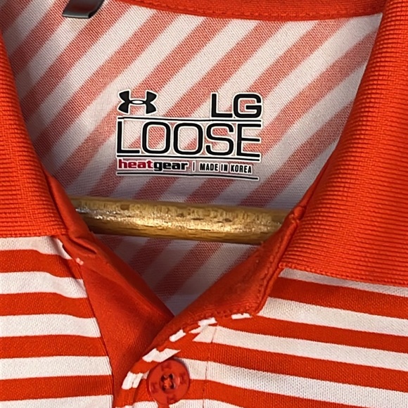 Under Armor Heat Gear Loose men’s large polo golf shirt Brandon Dunes logo - Picture 3 of 11